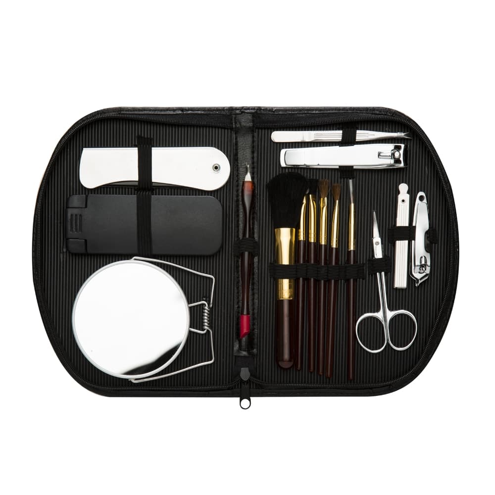 KIT MANICURE 15 PEÇAS C/ ESTOJO 