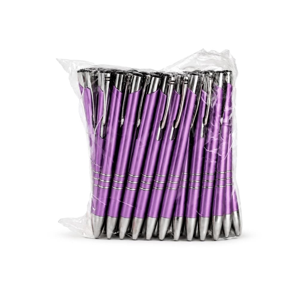PACOTE COM CANETAS PLÁSTICAS